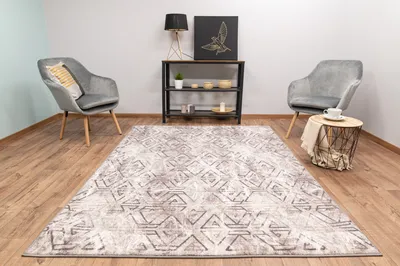 Produktbild von Teppich RUMBA 170x230cm Rutschfester Teppich in Beige