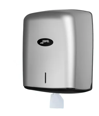 Papierdispenser mit Endloswickel, silber, Kunststoff, 1 Stück