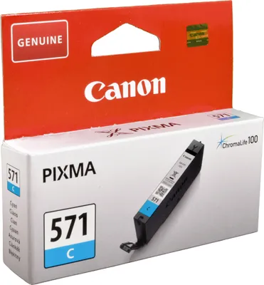 Produktbild von Canon CLI-571C Tinte Cyan, Standardertrag, Cyan, 7 ml, 1 Stück(e), 173 Seiten