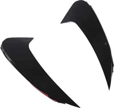 Image de Paire de splitter de spoiler d'aération de pare-chocs arrière, noir brillant, remplacement pour Benz CLS-Classe C257 AMG-Line CLS53 2018 et supérieur