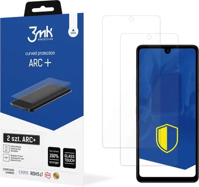 Produktbild von 3mk Display Schutzfolie ARC+ für LG Q92 5G  0,17mm Self-Heal (2 Stück)