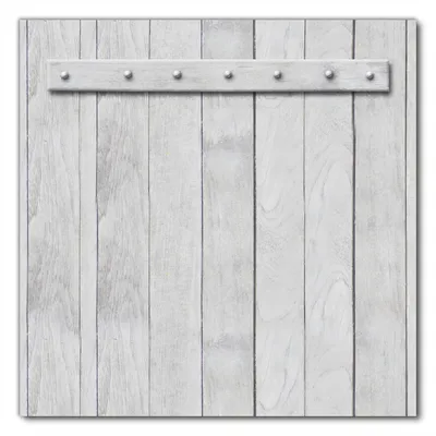 Produktbild von Wallario selbstklebende Möbelfolie/ Tischdecke für Innen und Außen, Größe: 50 x 50 cm - Graue Holztür