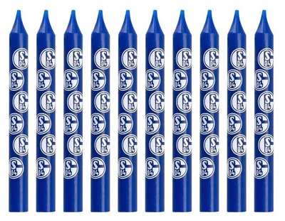 Produktbild von FC Schalke 04 Geburtstagskerzen 10er-Pack