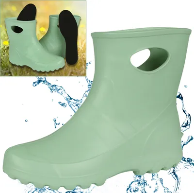 Produktbild von Mintfarbene Damen Schaumstoff-Gummistiefel, Garden Lemigo 37 EU / 4 UK