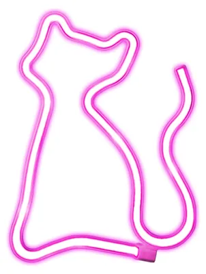 Immagine prodotto di Music Hero Insegna Luminosa A LED "Meow In Color" Con Effetto Neon Per Interni