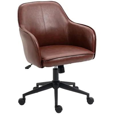 Produktbild von Bürostuhl höhenverstellbar Drehfunktion Braun Braun