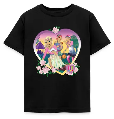 Produktbild von Spreadshirt Die Drei Ausrufezeichen Nacht Der Elfen Kinder T-Shirt, 98/104 (3-4 Jahre), Schwarz