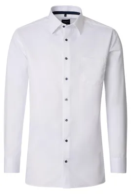 Produktbild von VENTI Herren Businesshemd Langarm Kent Comfort-Fit Weiß 48