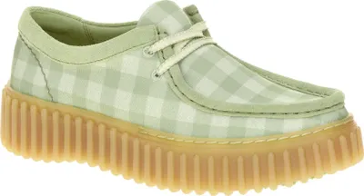Produktbild von Clarks TORHILL BEE Damenschuhe - bequeme Schnür- Halbschuhe grün NEU