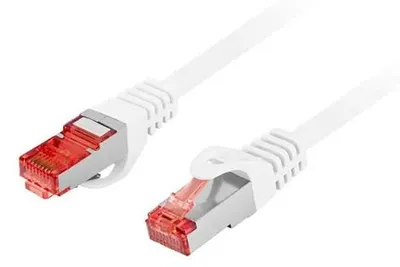 Imagen del producto de Lanberg PCF6-10CU-0025-W LANBERG Patchkabel CAT.6 S/FTP LSZH CU 0,25m Fluke Zert. wß