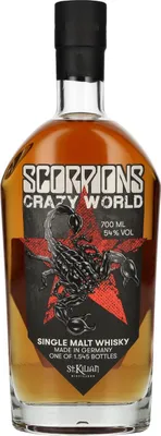 Produktbild von St. Kilian SCORPIONS CRAZY WORLD Single Malt Whisky 54% Vol. 0,7l
