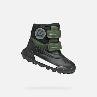 Obrázok produktu pre Geox Chlapčenské topánky First Steps Trekkyup ABX tmavozelené 26