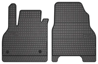 Image de Tapis avant en caoutchouc pour Renault Kangoo II 2007-2021 (break) – 2 pièces, noirs, sur mesure