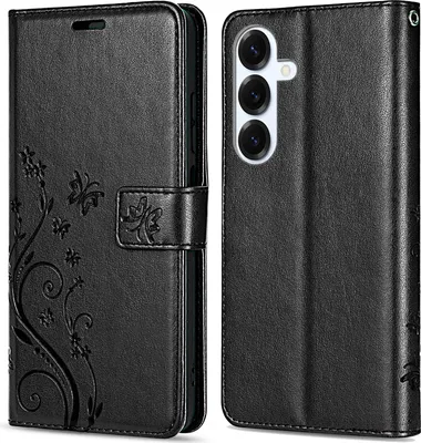 Produktbild von Hülle für Samsung Galaxy S25+ Handyhülle Handy Tasche Wallet Case Flip Cover in Schwarz