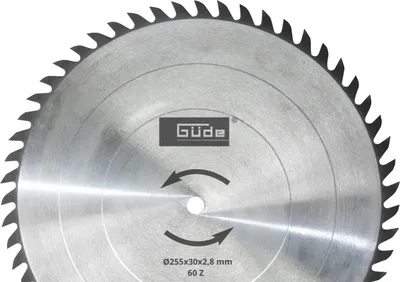 Obrázok produktu pre Güde GmbH KOTÚČ PÍLOVÝ HM 255x30x60Z 55263