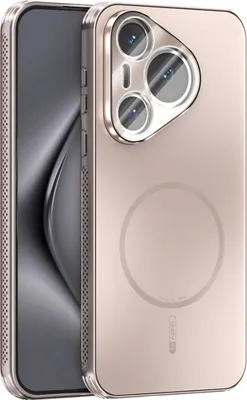 Image de Coque magnétique pour Huawei Pura 70, coque mate PC+TPU avec protection des lentilles, coque résistante aux chocs avec dissipation de la chaleur Or