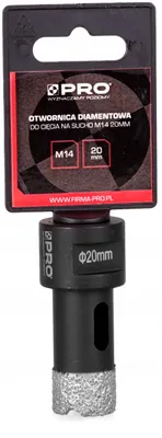 Produktbild von Pro Diamant-Bohrkronen 20mm M14 für Trockenschnitte