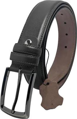 Produktbild von Echtleder Gürtel Herren 3.4 cm Breite,Klassisch 6 verschiedenen Längen