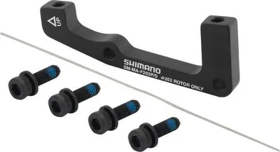 Image de Adaptateur de disque Shimano IS/PM - avant, 203mm, noir