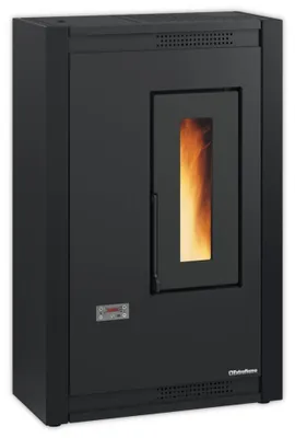 Immagine prodotto di Extraflame Nordica Stufa a pellet Luisella 5.0 Slim, ventilata, 5 kW, nera