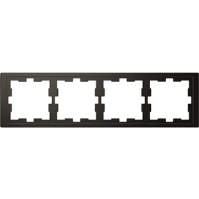 Produktbild von Merten MEG4040-6534 Abdeckrahmen 4-fach D-Life anthrazit