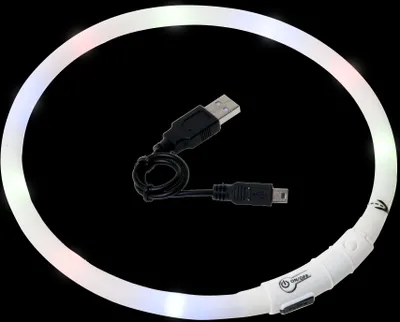 Produktbild von Karlie - Visio Light Led Halsband Weiss 70Cm