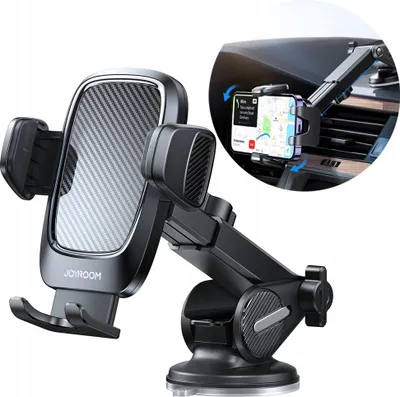 Image de Joyroom Support de téléphone pour tableau de bord noir (Jr-Zs350)
