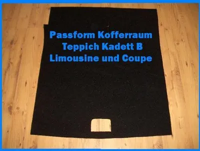 Produktbild von Kofferraummatte /Teppich passend für Opel Kadett B Coupe Limousine 1965-1973