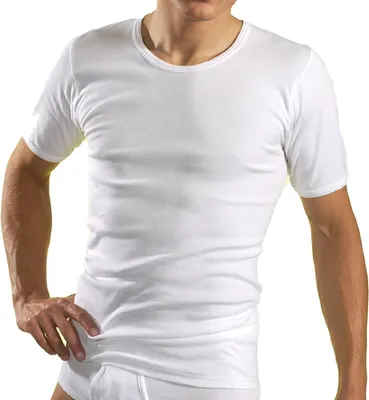 Produktbild von HERMKO 3840 Herren Business Shirt aus 100% Baumwolle, kurzarm Hemd, 1/2-Arm Unterhemd in vielen Farben, Größe:D 12 = EU 6XL, Farbe:weiß