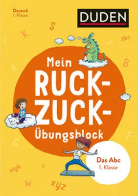 Obrázok produktu pre Mein Ruckzuck-Übungsblock Das Abc 1. Klasse