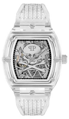 Produktbild von Philipp Plein Automatik Herrenuhr The $keleton Crystal