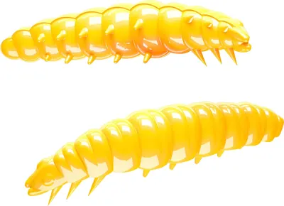 Produktbild von Libra Lures Larva Kunstköder (yellow)