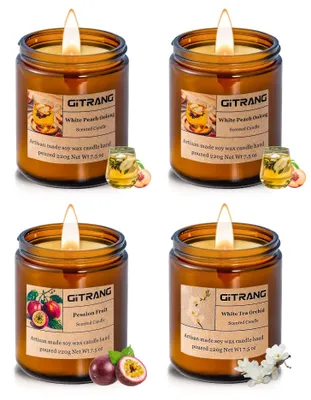 Productafbeelding van Aromatherapie Kaarsen Set met 4 Geuren
