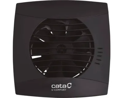 Produktbild von Cata UC-10 Axial-Badlüfter, 8W, Rohr 100mm, schwarz