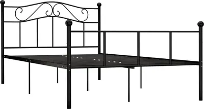 Obrázek produktu pro vidaXL Postelový rošt černý kov 120x200 cm