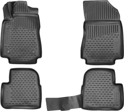 Produktbild von ELEMENT Gummi-Fussmatten 3D kompatible mit CITROEN C3, 2016->, 4 tlg.
