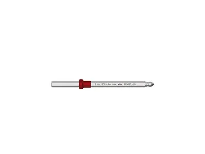 Produktbild von Wiha Wechselklinge Sechskant für Drehmoment-Schraubendreher mit Schlüsselgriff 4,0 mm x 75 mm (38805)