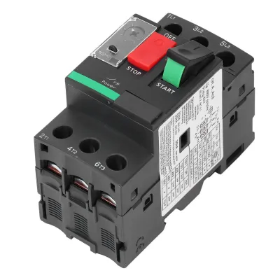 Image de Disjoncteur de moteur 1?1.6A Bouton dethermique à déclenchement magnétique Protecteur de surcharge de moteur AC690V