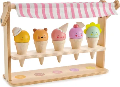 Immagine prodotto di Tender Leaf Toys Eistüten-Boutique (Material Holz, Kinderspielzeug) 7508243