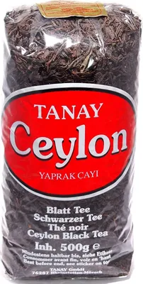Produktbild von Tanay Schwarztee Ceylon Tee - Siyah Yaprak Cay 500g