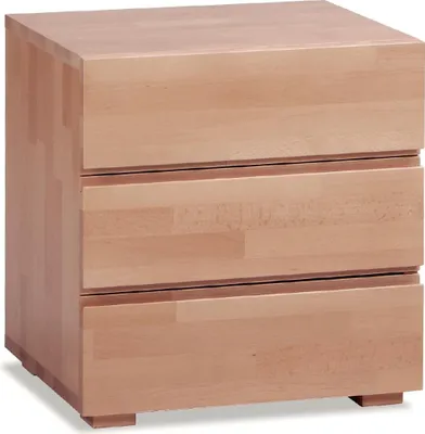 Produktbild von HASENA Wood Line Treva Nachttisch 3 Schubladen Buche natur