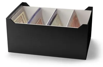 Produktbild von Logik Archivbox Dimitri für Banknoten, schwarz
