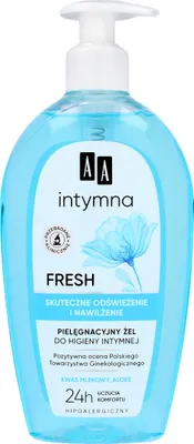 Produktbild von AA Intymna Fresh Feminine Wash hypoallergenes Intimwaschmittel mit einem Spender 300ml