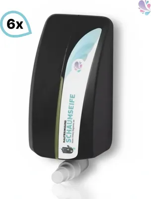 Produktbild von Schaumseife mild Lavela, 6x1-Liter Kartuschen 15.000 Anwendungen je SET : Farbe - Schwarz, Verpackungseinheiten - 1 Set Farbe: Schwarz Verpackungseinheiten: 1 Set