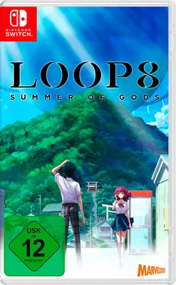 Produktbild von Loop8: Summer of Gods für Nintendo Switch, emotionsgesteuertes KI-System, rundenbasierte Kämpfe, nostalgische japanische Kleinstadt