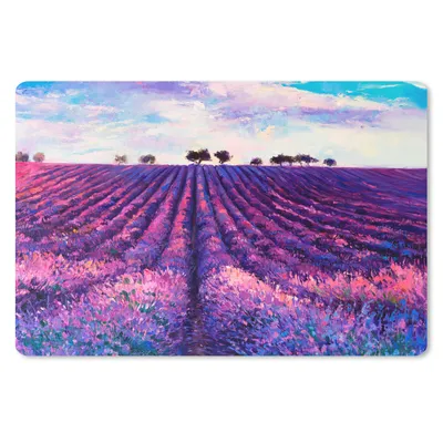 Produktbild von MuchoWow® Schreibtischunterlage Ölfarbe - Malerei - Blumen 60x40 cm - XXL Mauspad - Großes Mauspad