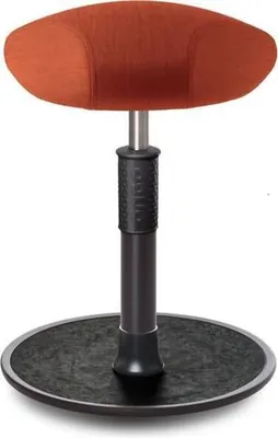 Produktbild von Sitz- Stehhocker Free Regular Triangel kvadrat Remix Orange schwarz /schwarz.