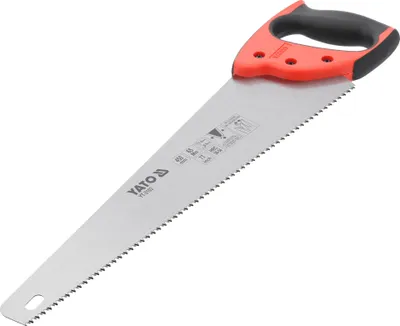 Zdjęcie produktu dla Yato YT-3102, Piła wzdłużna, Drewno, Stal niestopowa, Termoplastyczna guma (TPR), Tworzywo sztuczne ABS, Stal nierdzewna, Czarny, Czerwony