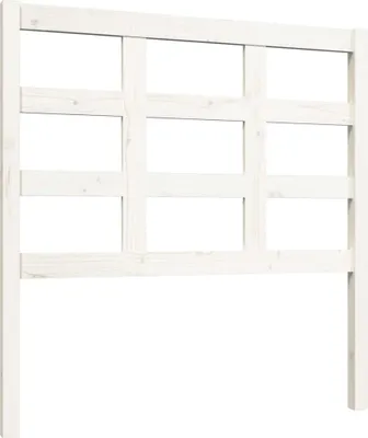 Produktbild von vidaXL Kopfteil Weiß 95,5x4x100 cm Massivholz Kiefer
