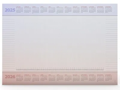Produktbild von Schreibtischunterlage mit Kalender und 25 Blättern